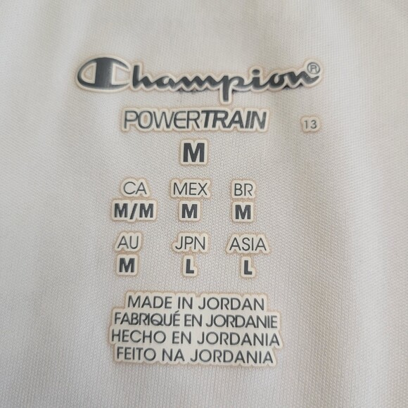 Champion PowerTrain Vapor white V neck womens long sleeve active top size medium - Picture 4 of 8